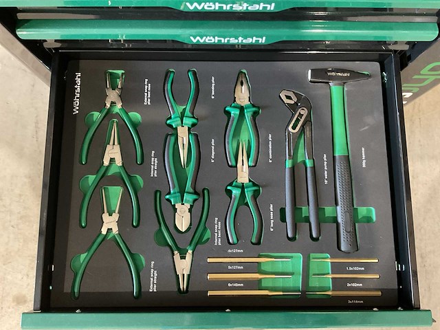2025 wöhrstahl deutschland 7/7 gereedschapswagen gevuld - afbeelding 7 van  19