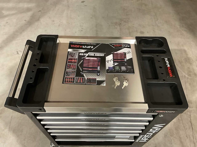 2025 wöhrstahl deutschland 7/7 gereedschapswagen gevuld - afbeelding 2 van  17