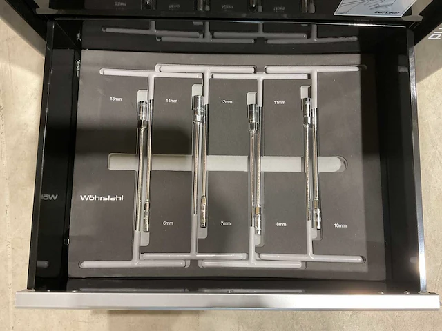 2025 wöhrstahl deutschland 7/7 gereedschapswagen gevuld - afbeelding 9 van  17