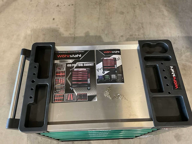2025 wöhrstahl deutschland 7/7 gereedschapswagen gevuld - afbeelding 3 van  19