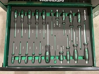 2025 wöhrstahl deutschland 7/7 gereedschapswagen gevuld - afbeelding 6 van  17