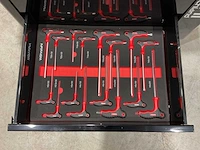 2025 wöhrstahl deutschland 7/7 gereedschapswagen gevuld - afbeelding 9 van  17