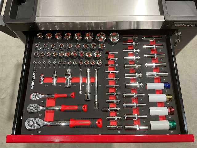 2025 wöhrstahl deutschland 7/7 gereedschapswagen gevuld - afbeelding 2 van  16