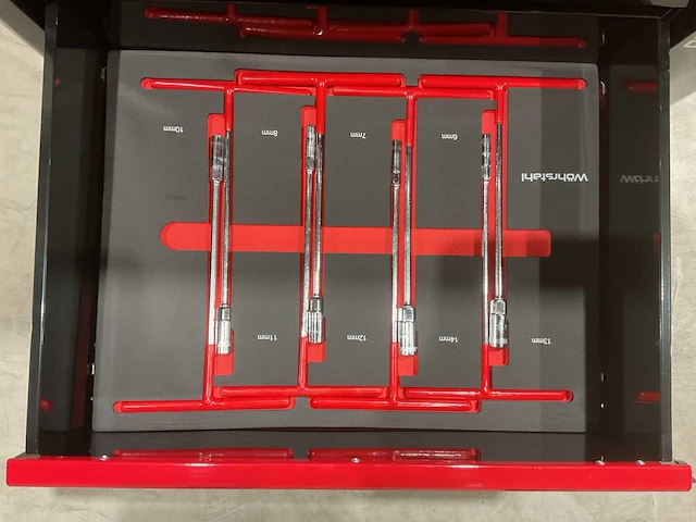 2025 wöhrstahl deutschland 7/7 gereedschapswagen gevuld - afbeelding 8 van  16