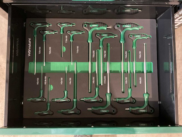 2025 wöhrstahl deutschland 7/7 gereedschapswagen gevuld - afbeelding 17 van  19