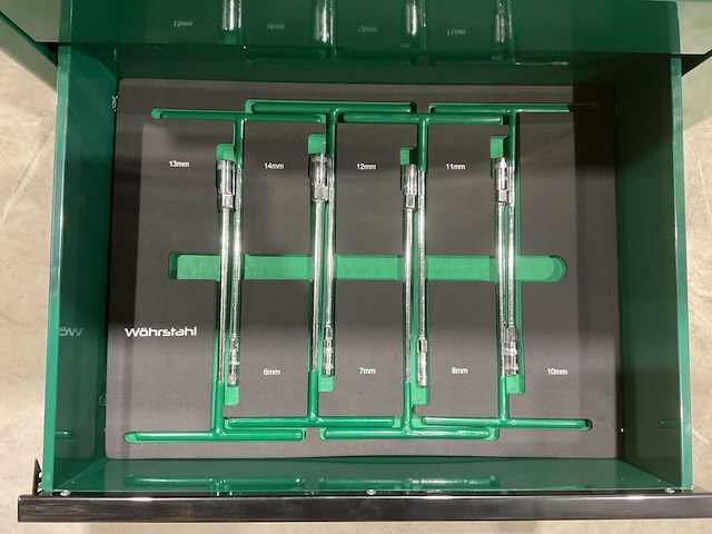 2025 wöhrstahl deutschland 7/7 gereedschapswagen gevuld - afbeelding 17 van  17