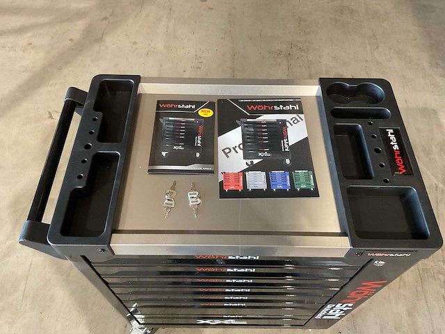 2025 wöhrstahl deutschland 7/7 gereedschapswagen gevuld - afbeelding 10 van  17