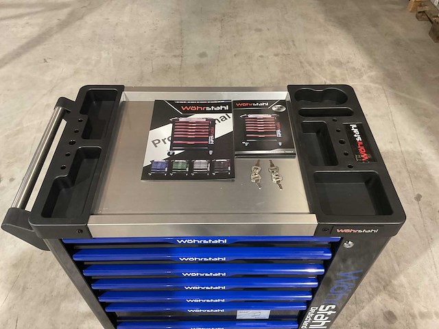 2025 wöhrstahl deutschland 7/7 gereedschapswagen gevuld - afbeelding 10 van  17