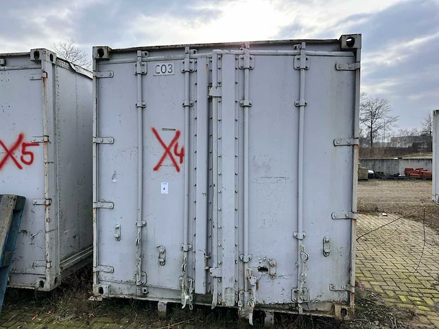 20ft - container op rails - afbeelding 2 van  5