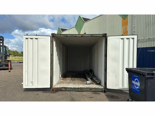 20ft container met 3 dubbel deuren - afbeelding 5 van  7