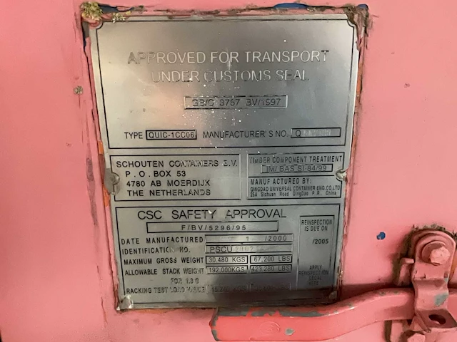 20ft opslagcontainer - afbeelding 9 van  9
