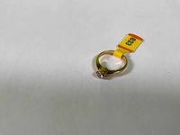 20karaats geelgouden solitair ring - afbeelding 1 van  3