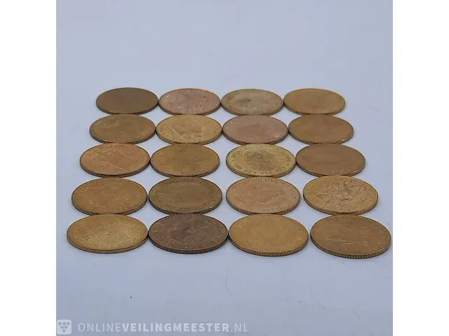 20x 10 gulden munt - afbeelding 1 van  4
