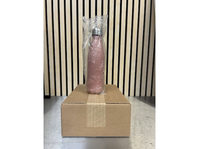 20x drinkfles, thermosfles 500 ml levivo, roze - afbeelding 1 van  4