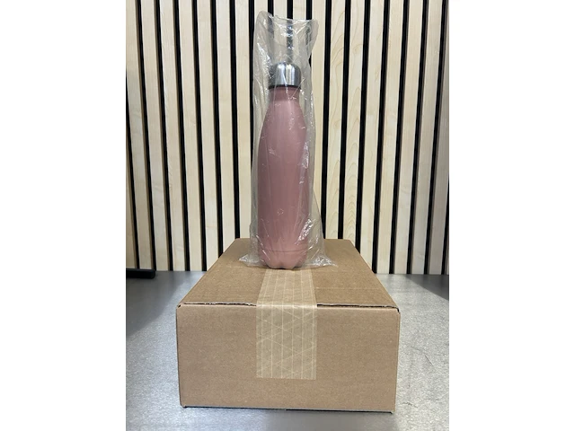 20x drinkfles, thermosfles 500 ml levivo, roze - afbeelding 2 van  4