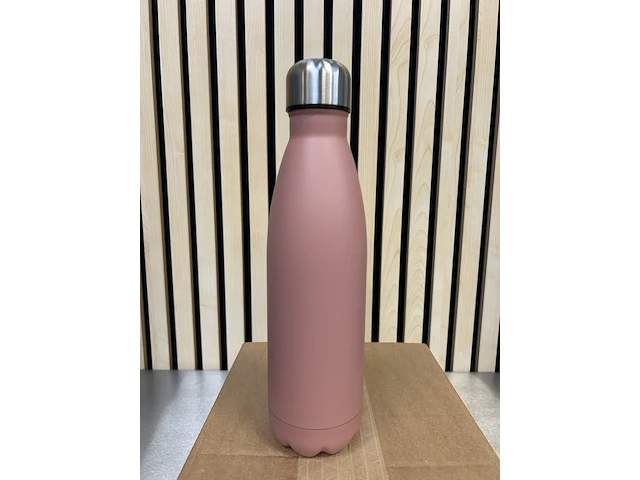 20x drinkfles, thermosfles 500 ml levivo, roze - afbeelding 4 van  4