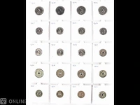 20x munten belgië 1925-1934