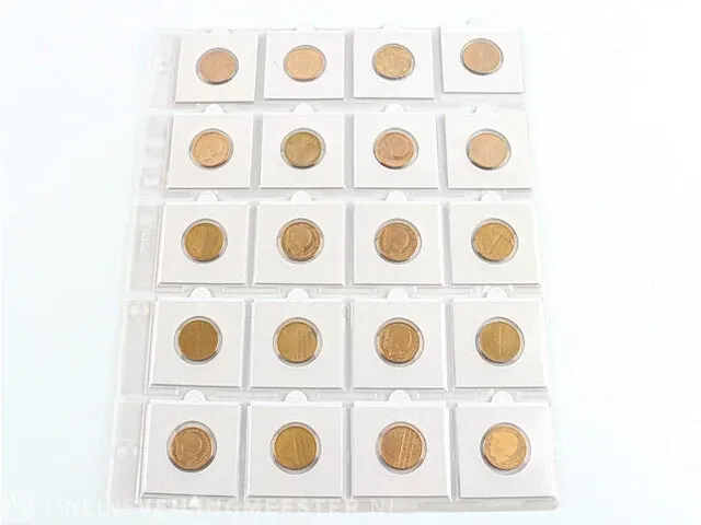 20x nederlandse 5 gulden munten - afbeelding 1 van  21