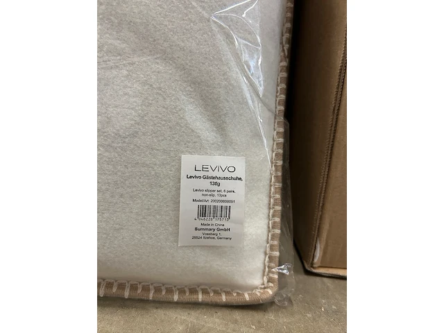 20x set slippers levivo - afbeelding 3 van  4