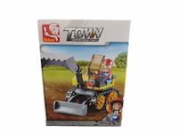 20x sluban town construction kleine werkvoertuigen 4 assorti - afbeelding 2 van  9