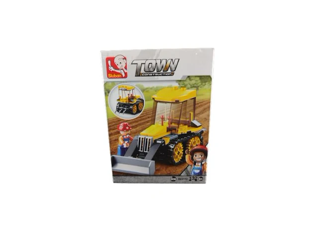 20x sluban town construction kleine werkvoertuigen 4 assorti - afbeelding 3 van  9