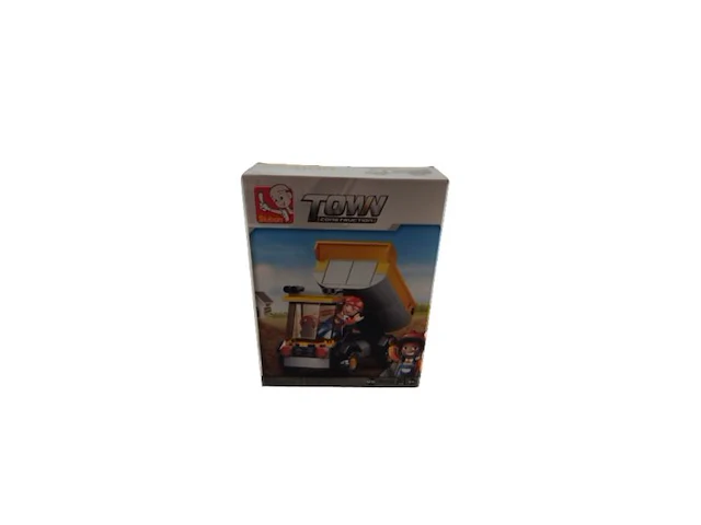 20x sluban town construction kleine werkvoertuigen 4 assorti - afbeelding 4 van  9