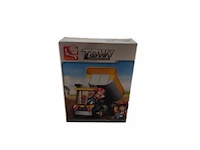 20x sluban town construction kleine werkvoertuigen 4 assorti - afbeelding 8 van  9