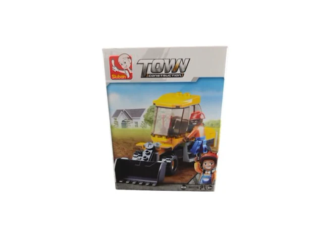 20x sluban town construction kleine werkvoertuigen 4 assorti - afbeelding 9 van  9