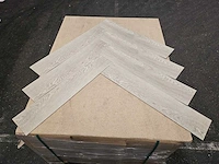 21 m2 pvc dryback visgraat - 750 x 150 x 2,5 mm - afbeelding 3 van  3