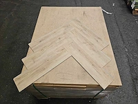 21 m2 pvc spc click visgraat - 610 x 150 x 5 mm - afbeelding 3 van  3