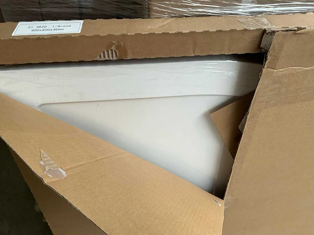 21.3620 douchebak kwartrond 90x90cm - afbeelding 3 van  5