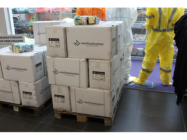 2160 paar handschoenen worktoolcenter in 18 dozen, maat xl, op pallet - afbeelding 1 van  3