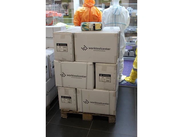 2160 paar handschoenen worktoolcenter in 18 dozen, maat xl, op pallet - afbeelding 2 van  3