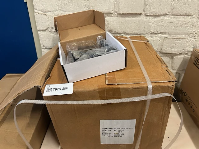 21x deurkruk set zwart - afbeelding 1 van  4