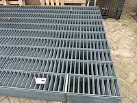 21x heras - 8/6/8 - dubbelstaafs hekwerk 203cm antraciet - afbeelding 5 van  13