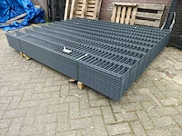 21x heras - 8/6/8 - dubbelstaafs hekwerk 203cm antraciet - afbeelding 7 van  13