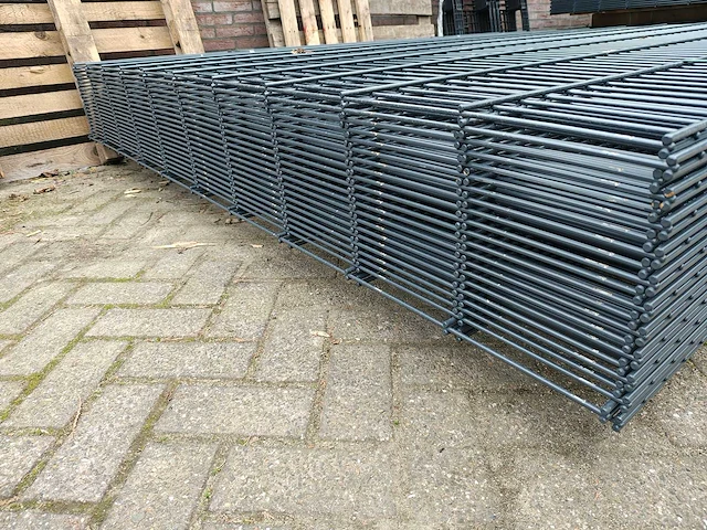 21x heras - 8/6/8 - dubbelstaafs hekwerk 203cm antraciet - afbeelding 12 van  13