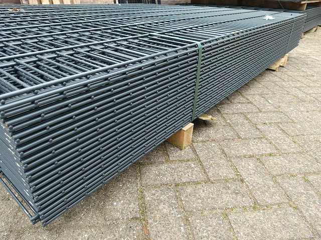 21x heras - 8/6/8 - dubbelstaafs hekwerk 203cm antraciet - afbeelding 13 van  13