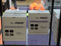 22 half gezichtsmasker rsg 200 series smnl incl. ca. 60 filtercartridges - afbeelding 4 van  4