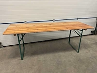 220x80cm biertafel - afbeelding 1 van  3