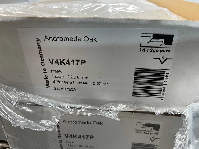 22,2m² kliklaminaat andromeda oak - afbeelding 8 van  9