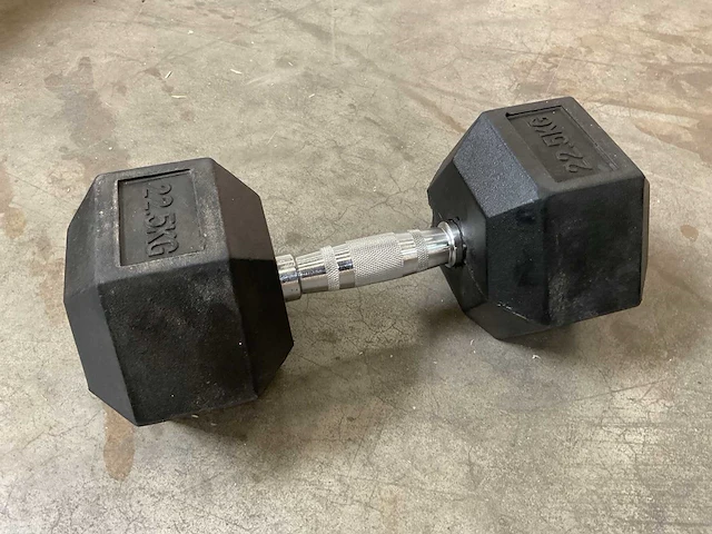 22.5kg - hexagon dumbbell - afbeelding 1 van  1