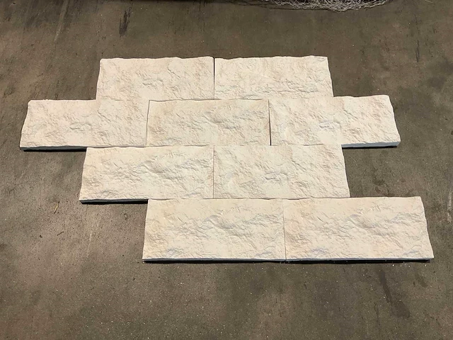 22m² stonedesign - mini euroc 1 - wandtegel wit - afbeelding 3 van  5