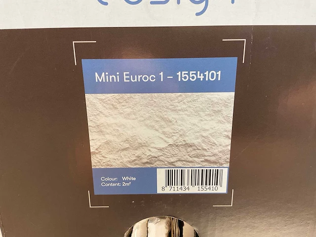 22m² stonedesign - mini euroc 1 - wandtegel wit - afbeelding 4 van  5