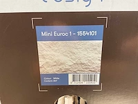 22m² stonedesign - mini euroc 1 - wandtegel wit - afbeelding 4 van  5