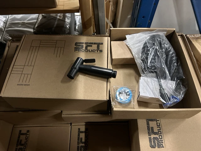 22x bidetset, zwart - afbeelding 1 van  4