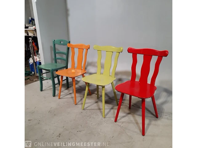 22x houten stoel - afbeelding 4 van  10