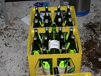 23 flessen witte wijn klosterkrone in twee kunststof kratten.. - afbeelding 1 van  2