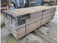 2.300 m3 azobé palen 80 x 80mm 120 st./ 300cm - afbeelding 1 van  8
