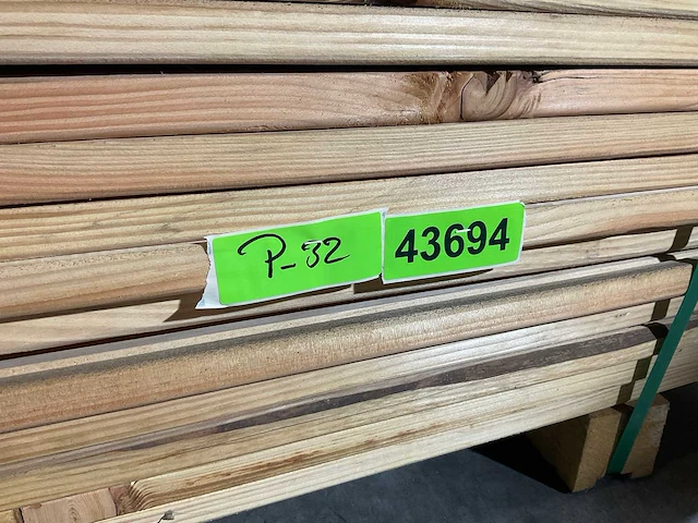 23,1 m² douglas semi-ribbel - vlonderplank 550x14x2,5 cm - afbeelding 6 van  6